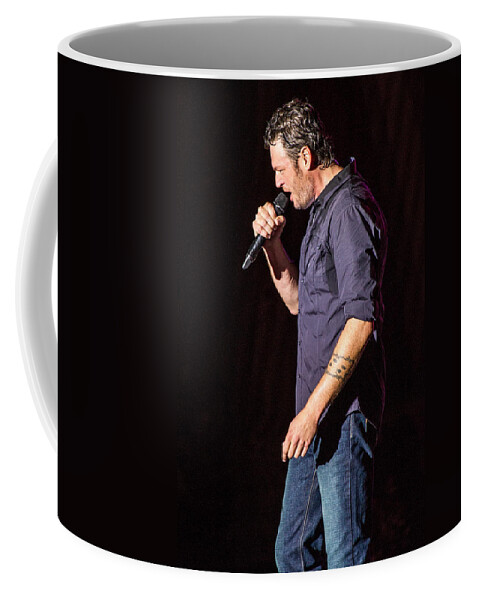 Blake Shelton Coffee Mug featuring the photograph Blake Shelton 3 by Mike Burgquist