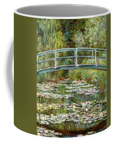 Post Modern Coffee Mug featuring the digital art Blend 11 Monet by David Bridburg