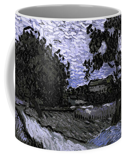 Post Modern Coffee Mug featuring the digital art Blend 13 van Gogh by David Bridburg