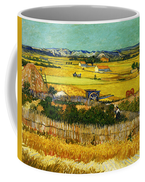 Post Modern Coffee Mug featuring the digital art Blend 17 van Gogh by David Bridburg