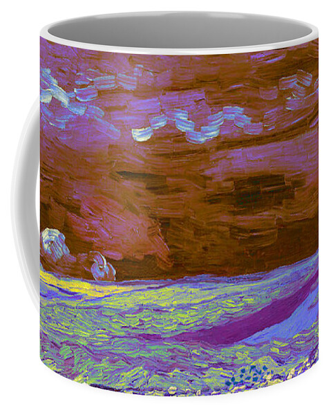 Post Modern Coffee Mug featuring the digital art Blend 18 van Gogh by David Bridburg