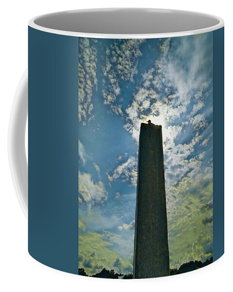 Sun Coffee Mug featuring the photograph Blessed Bird by Sherry Kuhlkin
