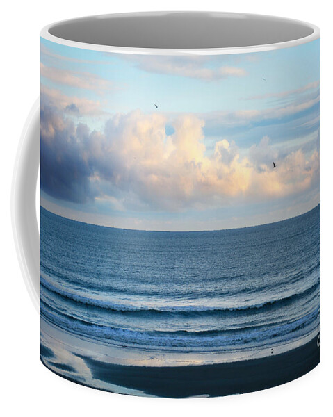 Beach Coffee Mug featuring the photograph Blissful Blues by Kelly Nowak