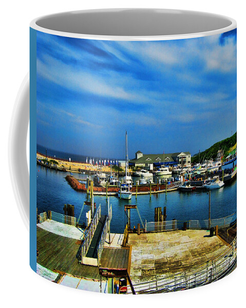 Block Island Photographs Coffee Mug featuring the photograph Block Island Marina by Lourry Legarde