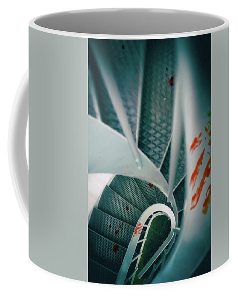 Hand Coffee Mug featuring the photograph Bloody Stairway by Carlos Caetano
