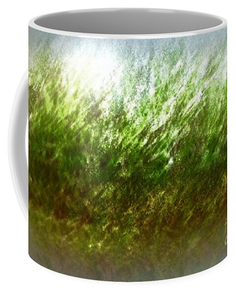Abstract Coffee Mug featuring the photograph Blowing In The Wind by John Krakora