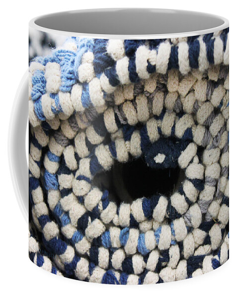 Susan Vineyard Coffee Mug featuring the photograph Blue and white by Susan Vineyard