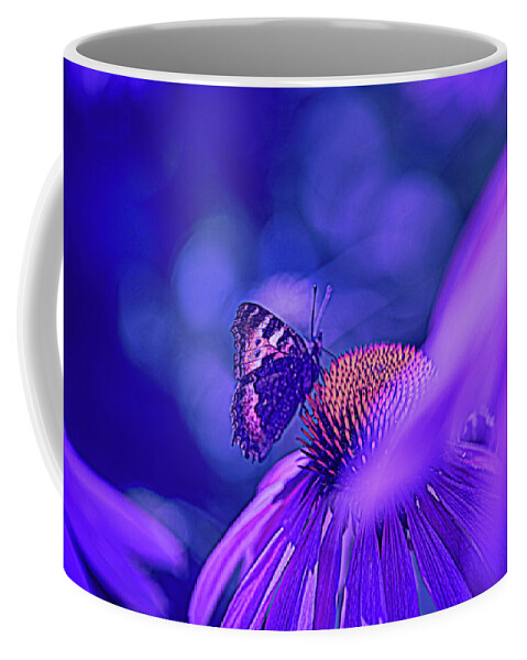 Blue Coffee Mug featuring the photograph Blue #f7 by Leif Sohlman