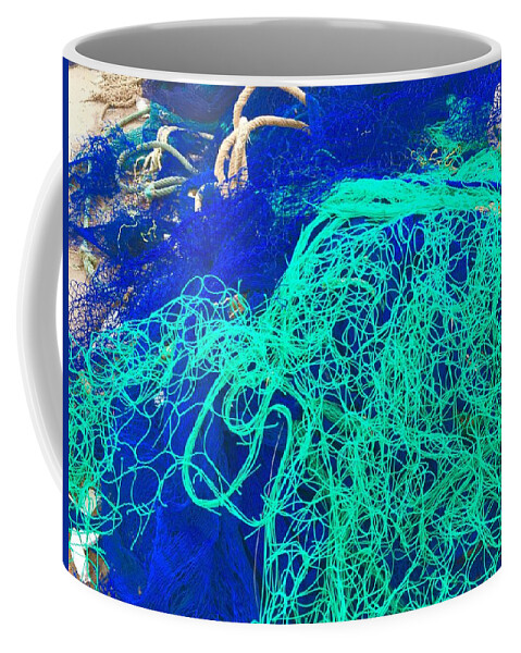 Colette Coffee Mug featuring the photograph Blue Green Art by Colette V Hera Guggenheim