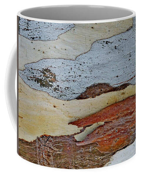 Nature Abstract Coffee Mug featuring the photograph Blue Gum in Summer 2 by Denise Clark