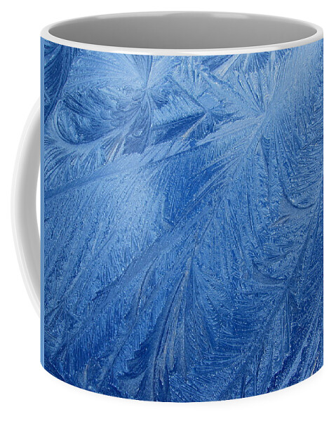 Ice Coffee Mug featuring the photograph Blue Ice #3 by Dreamweaver Gallery