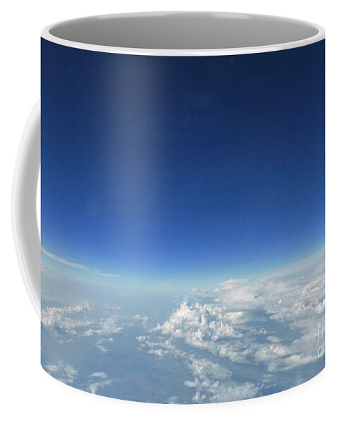 Sky Coffee Mug featuring the photograph Blue in the Sky by Amalia Suruceanu
