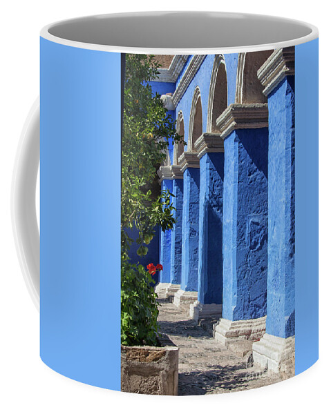 Still Life Coffee Mug featuring the photograph Blue monastery by Patricia Hofmeester