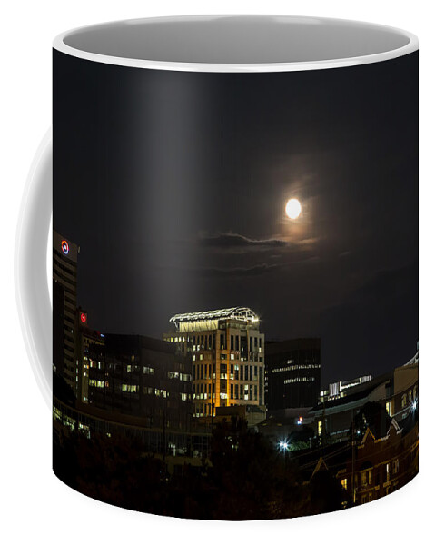 Blue Coffee Mug featuring the photograph Blue Moon 2015 by Charles Hite