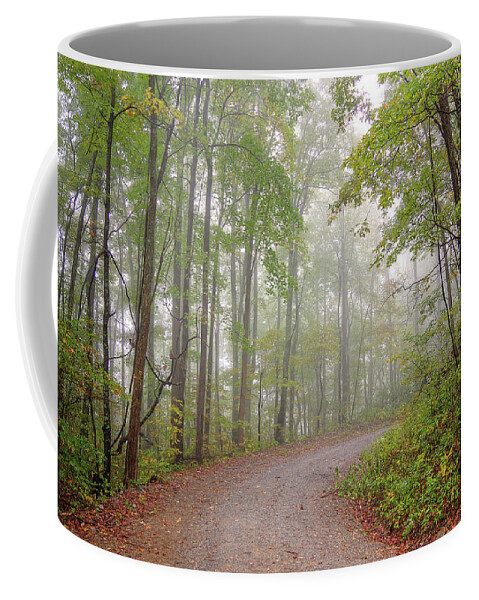 Fog Coffee Mug featuring the photograph Blue Ridge Fog by Rebekah Zivicki