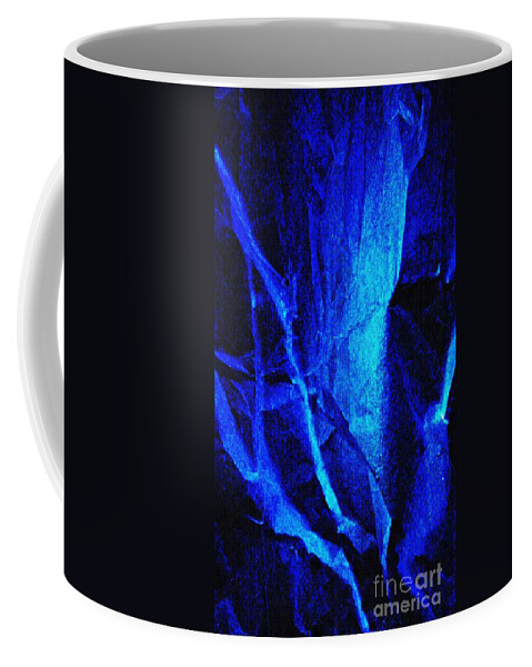 Blue Coffee Mug featuring the digital art Blue by Sarah Loft