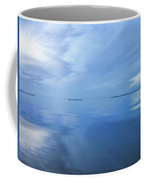 Seascape Coffee Mug featuring the photograph Blue Serenity by Louise Lindsay