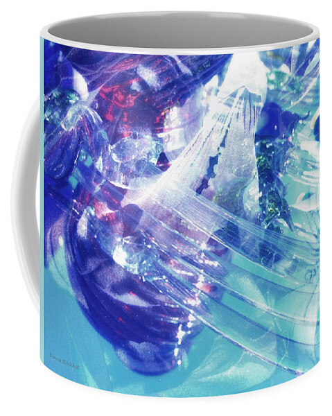 Glass Coffee Mug featuring the photograph Blue Storm by Donna Blackhall