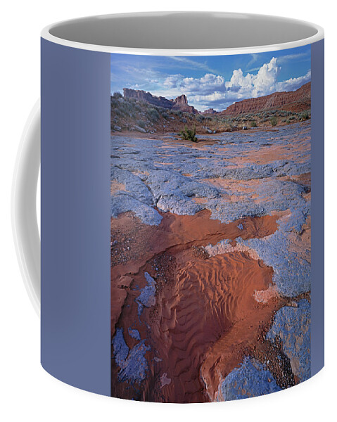Utah Coffee Mug featuring the photograph Blue Wash by Tom Daniel