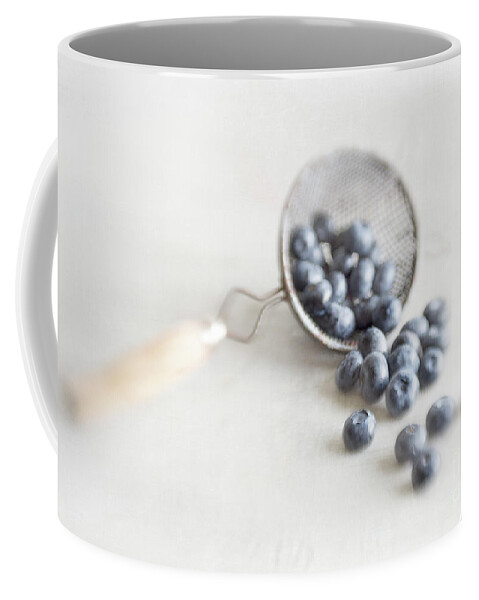 Blueberries Coffee Mug featuring the photograph Blueberries 1 by Elena Nosyreva