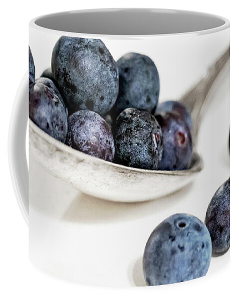 Blueberries Coffee Mug featuring the photograph Blueberries for... by Holly Ross