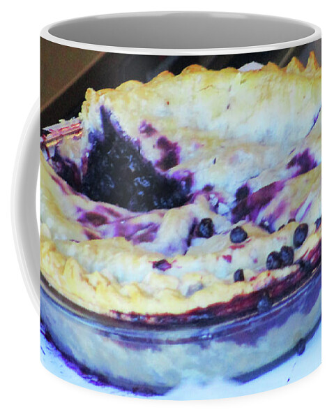 Blueberry Pie Coffee Mug featuring the photograph Blueberry Pie by Randall Weidner