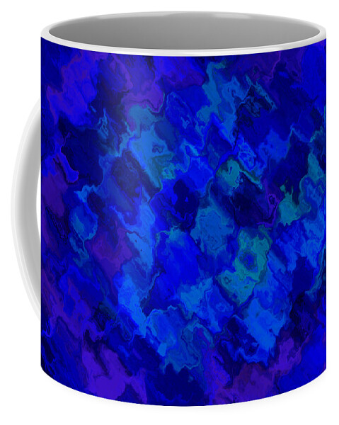 Blue Coffee Mug featuring the photograph Blueses by Mark Blauhoefer