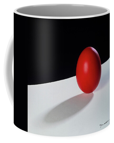 Egg Coffee Mug featuring the photograph Balance by Marc Nader