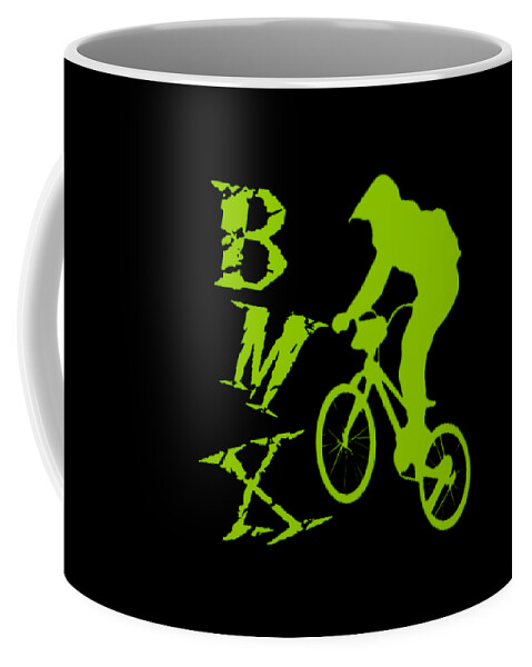 Bmx Coffee Mug featuring the digital art BMX by David G Paul