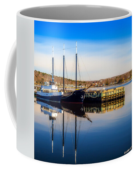 Ships Coffee Mug featuring the photograph Boats at Bedford Waterfront by Ken Morris