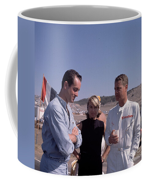 Bob Bonadrant Coffee Mug featuring the photograph Bob Bonadrant and Augie Pabst by Robert K Blaisdell