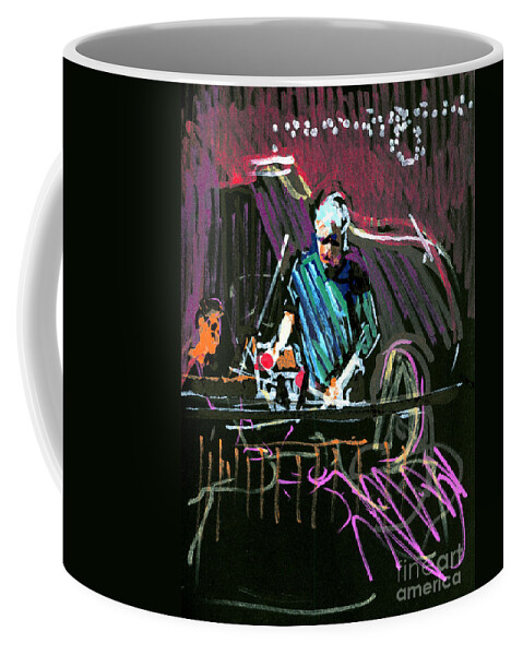 Man Coffee Mug featuring the drawing Bob by Candace Lovely