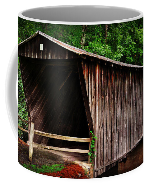 Floyd County Coffee Mug featuring the photograph Bob White Bridge by Eric Liller