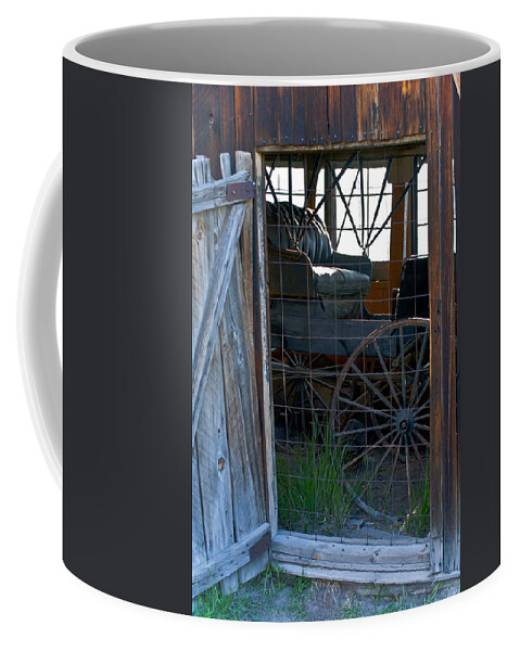 Barn Coffee Mug featuring the photograph Bodie 8 by Catherine Sobredo