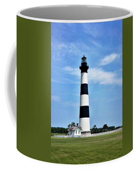 Bodie Island Lighthouse Coffee Mug featuring the photograph Bodie Island Lighthouse - Cape Hatteras National Seashore by Brendan Reals