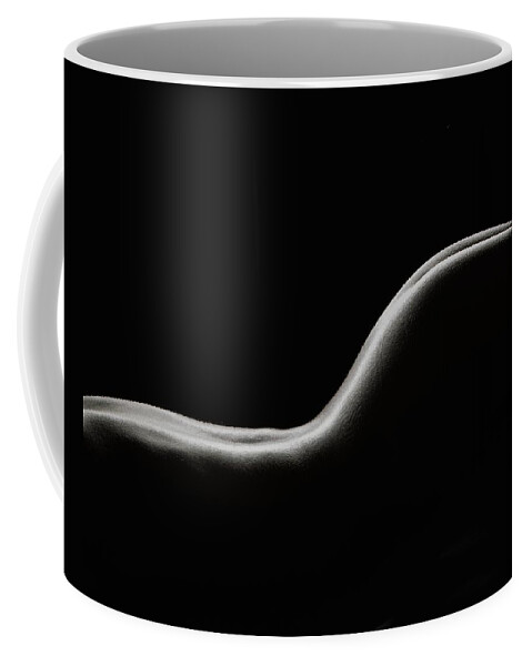Nude Coffee Mug featuring the photograph Bodyscape 230 V2 by Michael Fryd