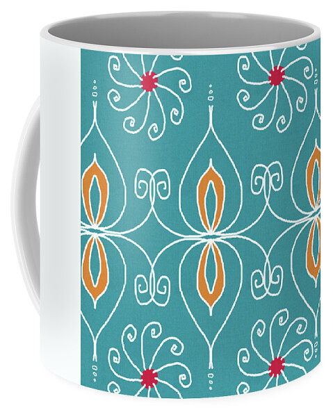Boho Coffee Mug featuring the digital art Boho Ornamental 3- Art by Linda Woods by Linda Woods