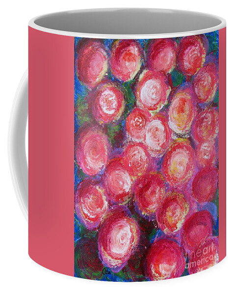Roses Coffee Mug featuring the painting Bold Bunch by Corinne Carroll