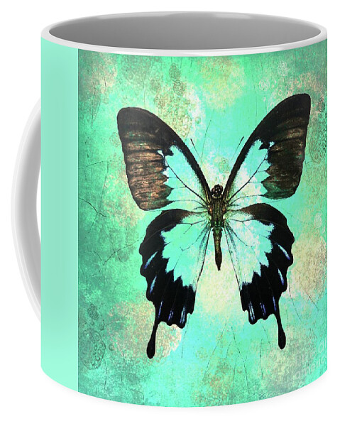 Butterfly Coffee Mug featuring the digital art Bold Butterfly by Tina LeCour