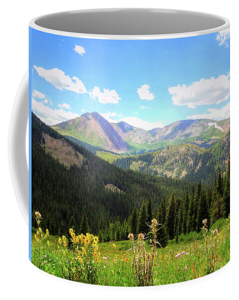 Boreas Coffee Mug featuring the photograph Boreas Pass Colorado by Lanita Williams