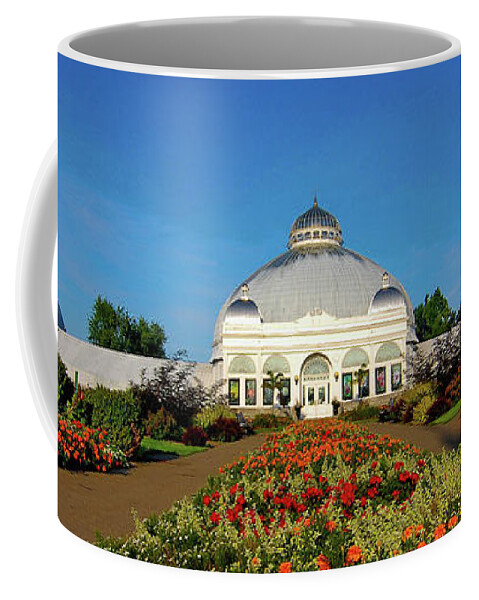 Architecture Coffee Mug featuring the photograph Botanical Gardens 12636 by Guy Whiteley