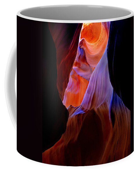 Canyon Coffee Mug featuring the photograph Bottled Light by Michael Dawson