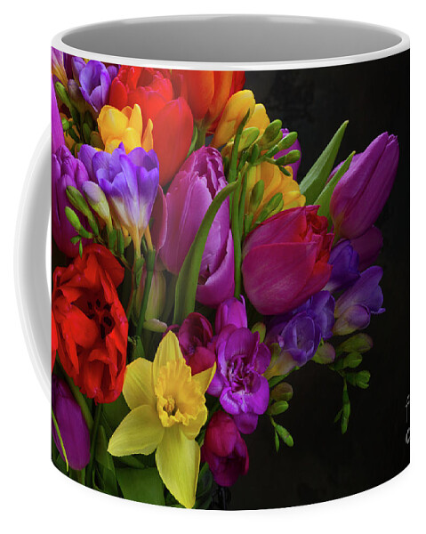 Tulip Coffee Mug featuring the photograph Floral Dance by Anastasy Yarmolovich