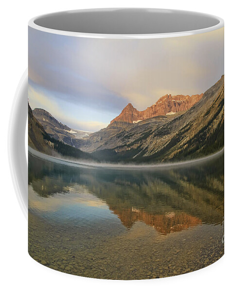 Bow Lake Coffee Mug featuring the photograph Bow Lake Sunset by Teresa Zieba