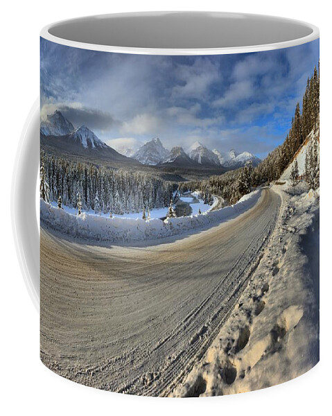 Morant Coffee Mug featuring the photograph Bow Valley Winter Wonderland by Adam Jewell