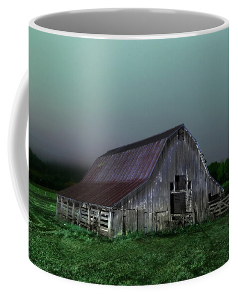 Boxley Valley Coffee Mug featuring the photograph Boxley Valley Barn by Hal Mitzenmacher