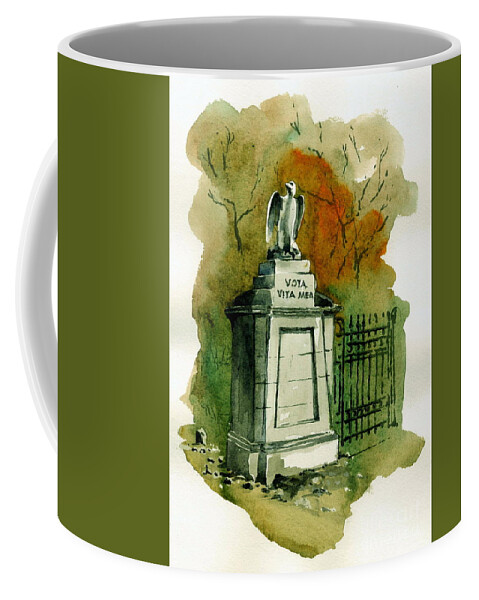 Ireland Coffee Mug featuring the painting F 794 BRAY... Entrance to Killruddery by Val Byrne
