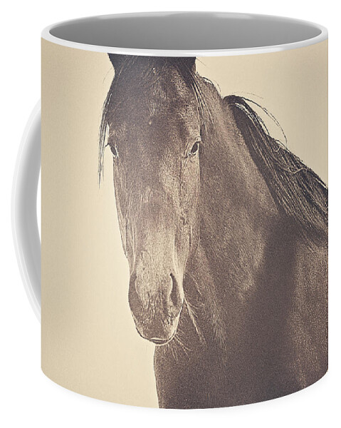 Horse Coffee Mug featuring the photograph Brazen and Bold by Amanda Smith
