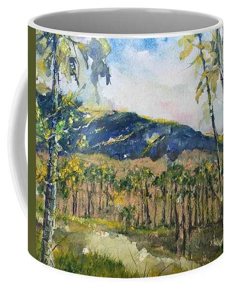 Mountains Coffee Mug featuring the painting Brazilian Blessings -The Pantanal by Robin Miller-Bookhout