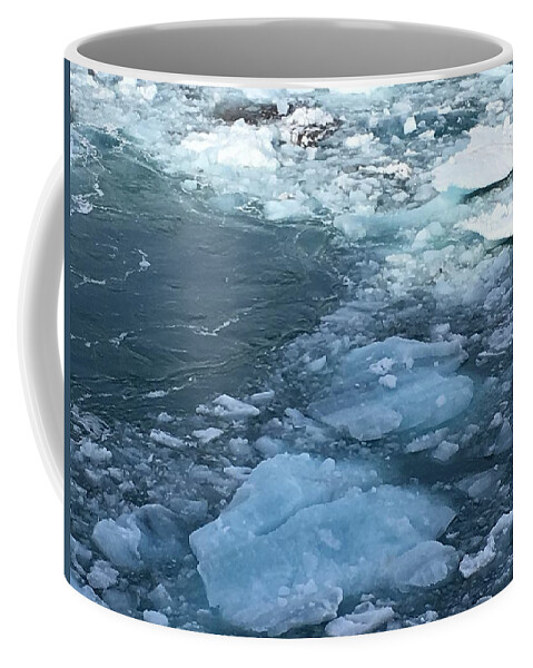 Alaska Coffee Mug featuring the photograph Breaking Ice by Val Oconnor